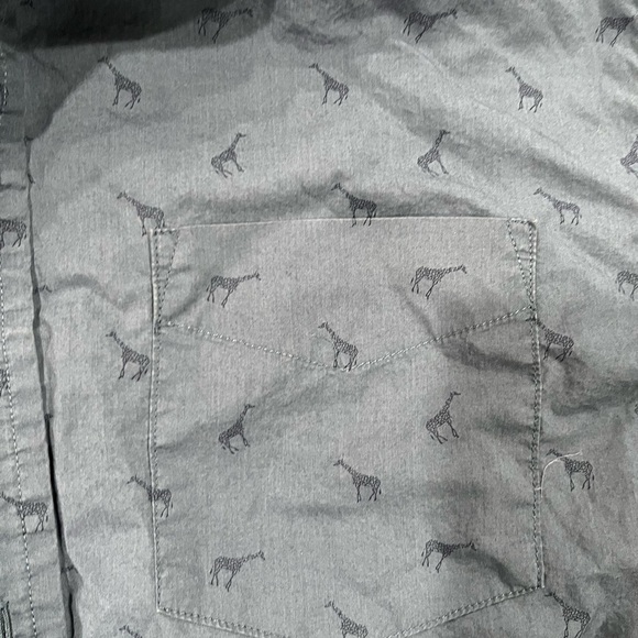 Banana Republic cotton Men's Blue Button-Up Shirt - Picture 3 of 4